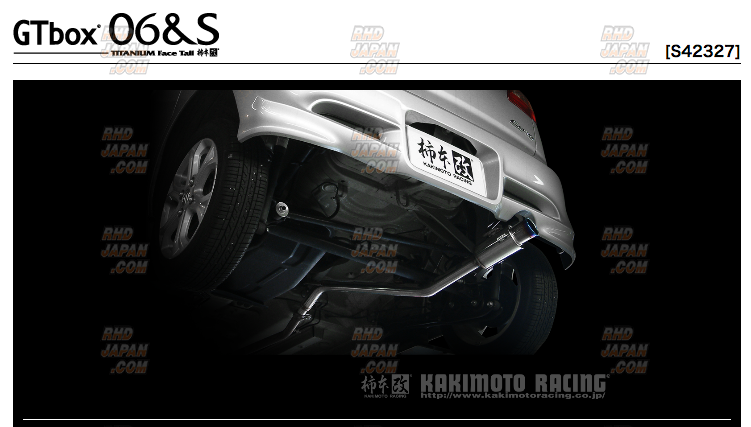 Kakimoto Racing GT Box 06&S Exhaust - HG21S SR - RHDJapan